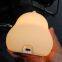 Customizable Cute Chick Baby Desk Lamp Rechargeable Multicolor LED Silicone Night Light With Touch Control for Kids Room