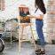 Easy to Assemble Adjustable Height Natural Beech Wooden Art Easel