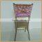 C320A fancy high quality thick stain blush pink bowknot chiavari chair cover
