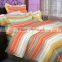 Hot sale microfiber fabric pigment printed bedding sheet set/home textile bedding sheet set