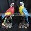Animal Figurine Resin Parrot Bird Decoration