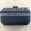 box shape pu evening handbag with available colors bridal clutch bag