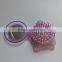 High Quality Mini Star Shape Folding Head Massage Comb Folding Hair Comb With Mirror