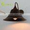 Matt Black Hat Shade Vintage Industrial Antique Wall Sconce