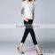 2016 Summer Fashion Lady Lace embroidered Short sleeve t-shirt 153