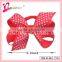 Hot sale in Brazil hair accessories dot ribbon bow hair pony holder for children (XH11-7753)