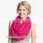 New Tassel Infinity Circle Loop Plain Cotton Scarf