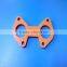 Precision cnc machined led lamp plastic parts in China 