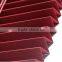 hotel 100%polyester shutter cordless pleated blinds Roller Blind /Wine red Window Blinds