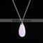 Women Trending Products Opal Natural Stone Pendant Cross Shape Necklace SMJ0130