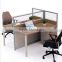 Latest Modern aluminium t shaped 2 person office desk(SZ-WST741)