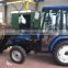 25HP 35HP 4wd mini tractor with front loader 4in1 bucket and backhoe,4cylinders,8F+2R shift,with Cabin,heater,fan,fork,blade