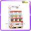 Supermarket Promotion Floor Paper Advertising Display Stand For Snack
