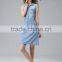 High quality latest design ladies fashion cami pure cotton denim dress 2015