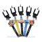 2015 Wholesale Mini cartoon Cable take pole Selfie Stick Wired Monopod Selfie Stick