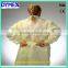 Non-woven Sterile Disposable Isolation Gowns with knitted cuff