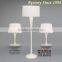 white guest room floor lamp in wood