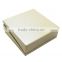 Wholesale beige simple design leather necklace jewelry boxes