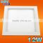 2016 New Arrival!!! Ultra Thin Step Recessed Square 6W 12W 18W LED Panel Light