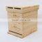 2016 hot sale international standard two levels Chinese fir wooden beehive for apiculture