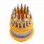 31 in 1 precision Magnetic screwdriver set with Non-slip rubber handle essential tool kit