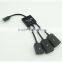 OEM m/f 3 in 1 micro usb converter for flash drive