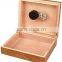 Burl Wood Travel Cigar Humidor