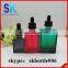 e liquid bottle clear glass dropper bottle with child proof cap