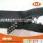 high quality double row puller rhinestone zipper , cloth zipper