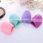 Silicone makeup cosmetic egg shape face brush cleaning