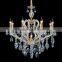 JANSOUL 6 arms golden victorian k9 crystal chandelier