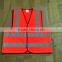 Orange Safety Vest Reflective with EN 20471 certificate