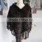 Mink fur shawl for women /high quality women mink fur cape