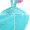 Cartoon design Soft Plush Fabric Wipe Hanging microfiber animal hand towel