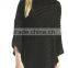 Winter Skies Black turtleneck poncho sweater
