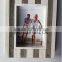 cheap wholesale distressed wooden photo picture frame with mdf and glass