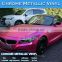 CARLIKE CL5506 Matt Metallic Rose Chrome Car Wrap Vinyl Film