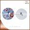Fashion 2.5cm round Chinese flower pattern button for fabric