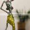 Home decor antique casting tecnique pewter crafts African figurine