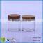 70ml Straight-sided Glass Jars With Wooden Lids For All Sorts of Arts and Crafts