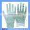 Polyester Printing Transparent Nitrile Coated Gardening Gloves Quality Choice