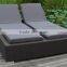 outdoor rattan double lounge for leisure
