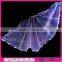 2015 fiber optic clothing fashion design luminous led belly dance wings