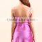 New design 100% silk sexy women pajama nightgown