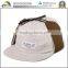 Custom warm 5 panel cap with earflap high quality hat