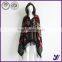 factory hot sale fashion Wool felt woven ladies scarf shawls with hat Professional manufacturer(Can be customized)