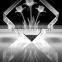 Square Crystal Wedding Anniversary Gifts With 3d inner laser