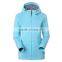 Custom women windproof hoody outdoor jacket