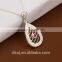 2015 wholesale islamic style 925 sterling silver ruby beads necklace