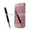 Samco Wholesale Stylish Clear View Mirror Flip Leather Case for Huawei Ascend G8